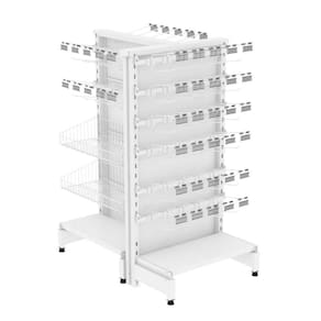 Check Stand Premium Expositor Gondola Branco