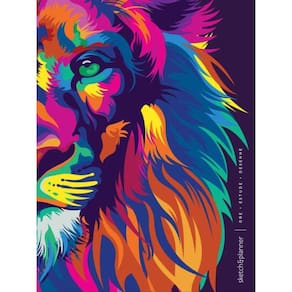 Sketch&Planner Caderno-Agenda - Lion Colors