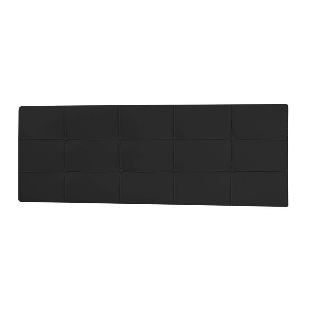 Cabeceira Painel Queen 1,60m Roma Corano Preto - Pallazio