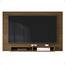 Estante Painel Home Suspenso TV Smart 42 Polegadas Nicho Eletrônico Sala Quarto Pequeno Decoração Retrô Manhattan - Jequitibá - RPM - Marrom