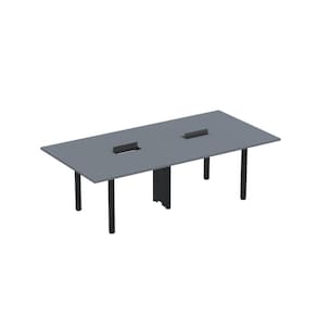 Mesa Reunião 320cm X 120cm Mrcpb3212 Grafito/Preto