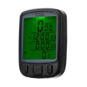 Velocímetro De Bike À Prova D`Água Com Luz De Fundo Led