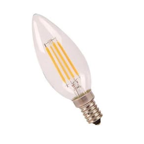 Lampada Vela Led Filamento Cristal E27 4W 2700K - Luminatti