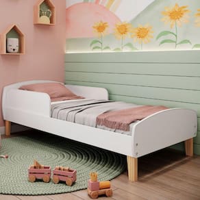 Cama Infantil Montessoriana Aurora Branco - Movelbras