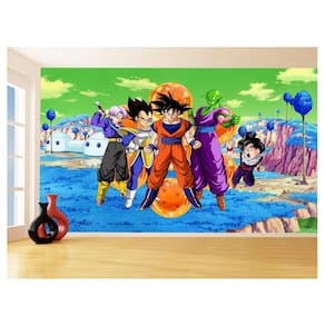 Papel De Parede Dragon Ball Goku Vegeta Anime 3,5M Dbz360