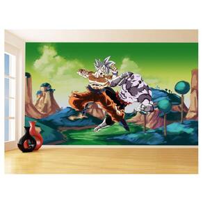 Papel De Parede Dragon Ball Goku Vegeta Anime 3,5M Dbz334