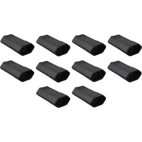 Kit 10 Pino Conector Femea Para Extensao 10A 2P + T Preto