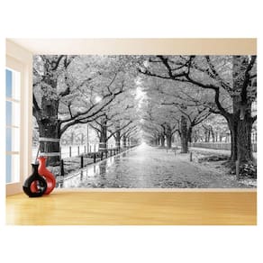 Papel De Parede 3D Estrada Caminho Paisagem 3,5M Nes128
