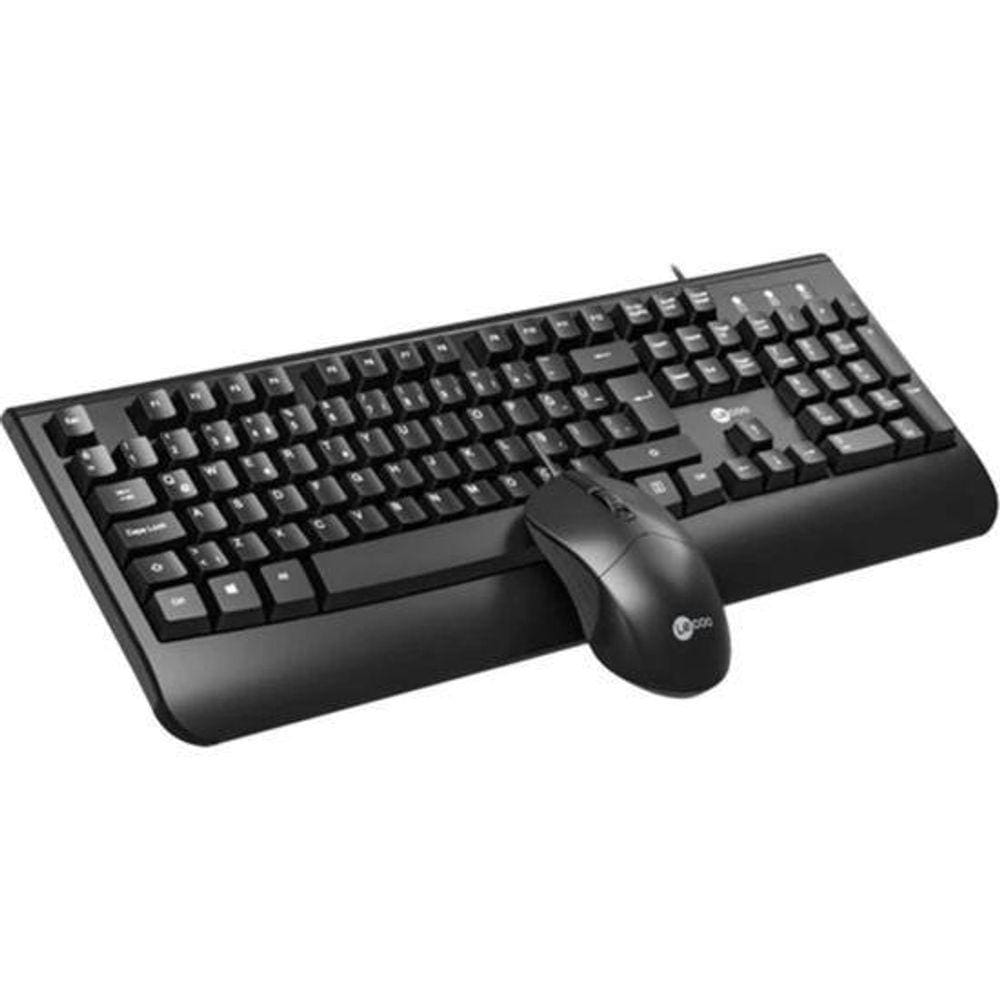 Kit Teclado e Mouse Lecoo CM105 USB Preto [F002]