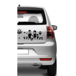 Adesivo Para Carro Familia Feliz Mod 45