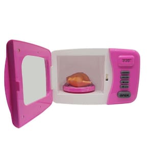 Microondas Mania de Casa Dm Toys Com Luz e Som 20x13x12,5 cm