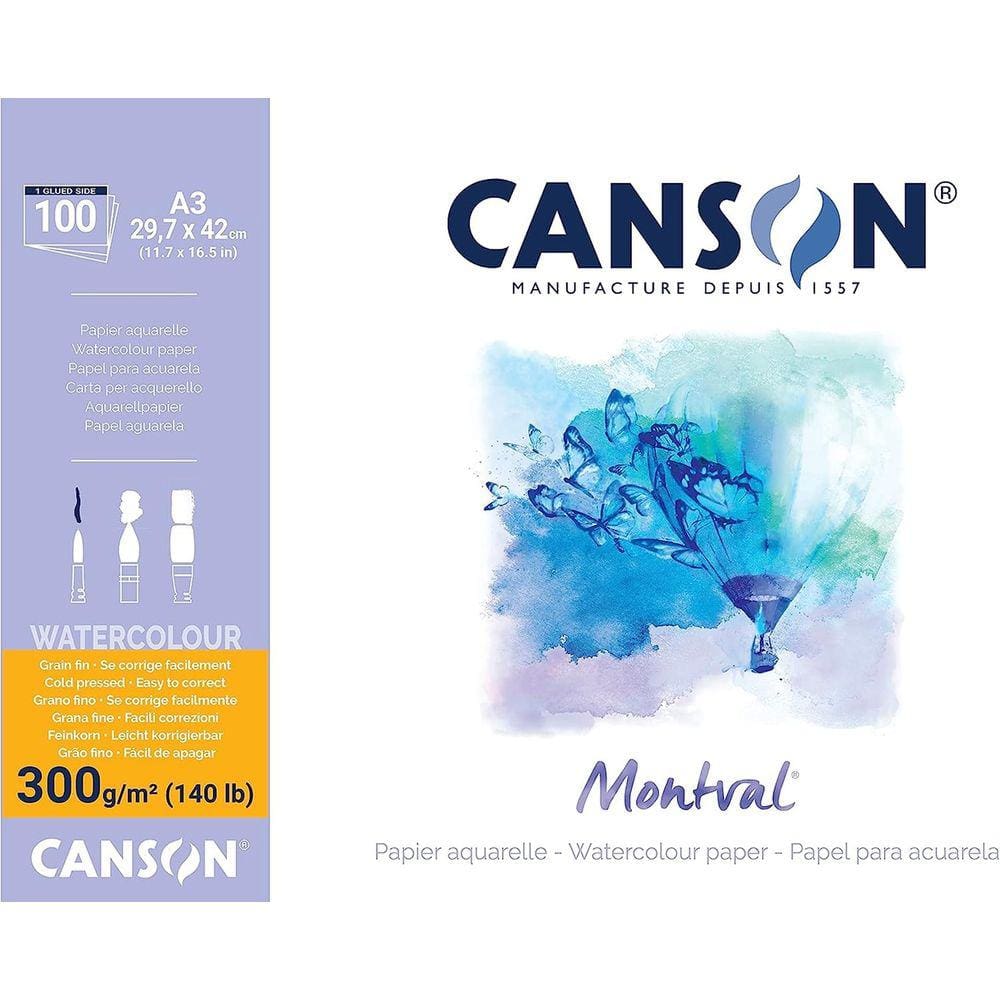 Bloco Aquarela Montval 100 Folhas 300g Canson