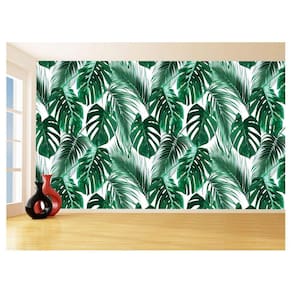 Papel De Parede 3D Textura Folhas Tropicais Mata 3,5M Txt61