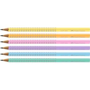 Lapis Preto Triangular 2001 Tons Pastel Faber-Castell Cx/72