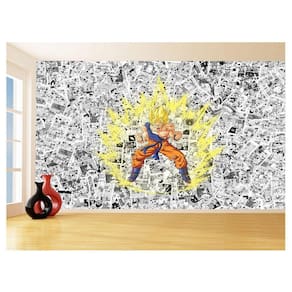Papel De Parede Dragon Ball Goku Página Manga 3,5M Dbz520