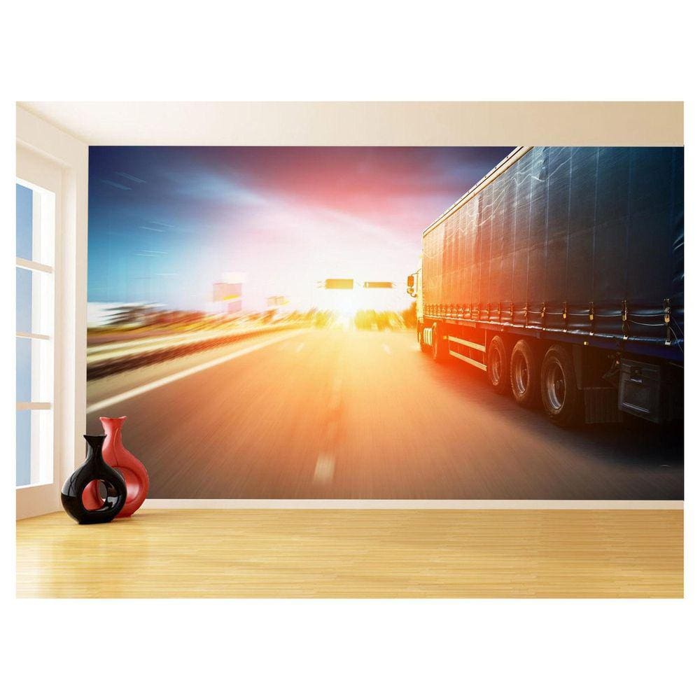 Papel De Parede 3D Carro Antigo Hot Rod Custom 3,5M Cxr122