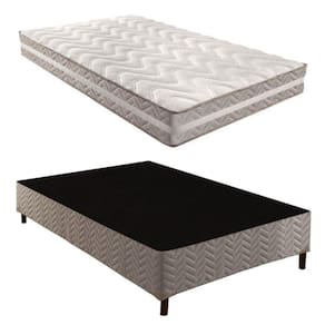 Box Casal Galaxy 42x138x188cmcom Colchão Casal Quality D33 Duoface 26x138x188cm Rustico Prata