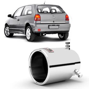 Ponteira De Escapamento Volkswagen Gol Aço Inox Outs Parts