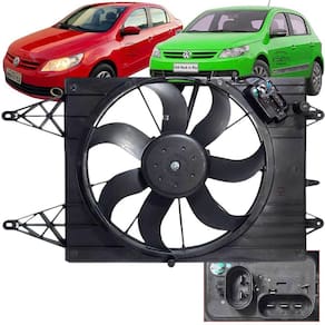 Eletroventilador Ventoinha Vw Gol Fox Voyage G5 G6 Com Ar