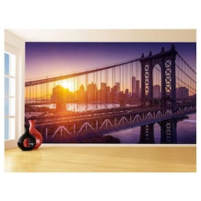 Papel De Parede Cidade Ponte Prédios New York 3,5M Ncd273