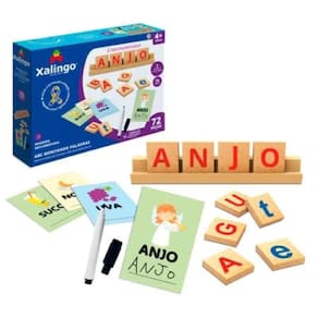 Brinquedo Abc Montando Palavras Crianças Com Tdah Jogo