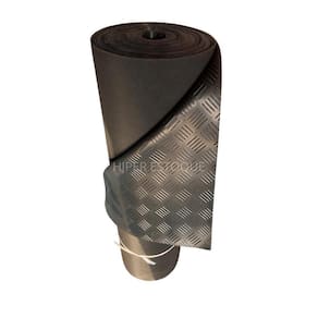 Tapete Borracha Antiderrapante Xadrez 3mm 1,0m x 3m Elite