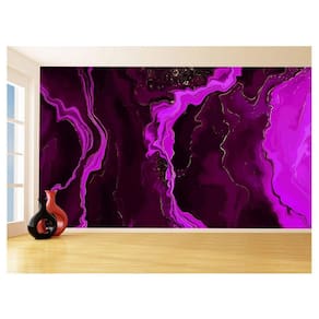 Papel De Parede 3D Estilo Marmore Tintas Cores 3,5M Mbr114