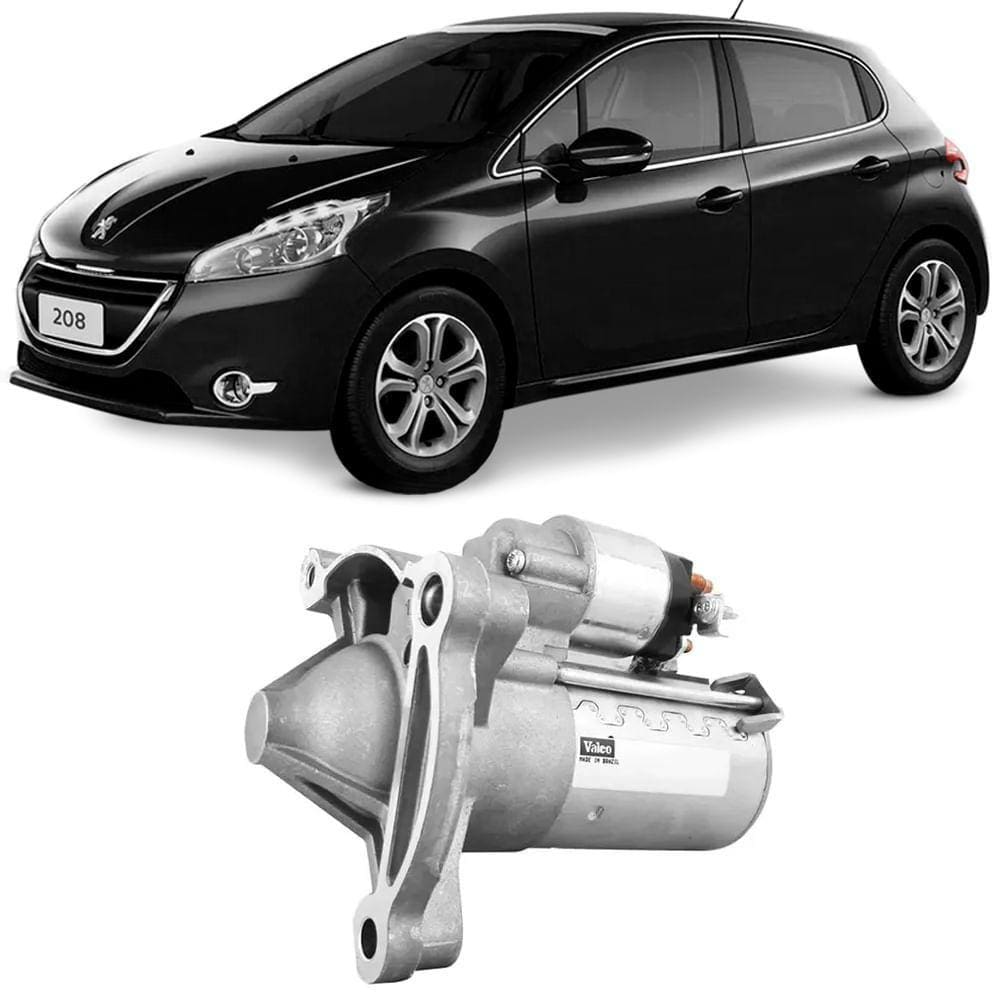 Motor De Partida Peugeot 208 2013 a 2024 1.6 Valeo 495105