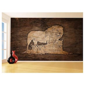Papel De Parede Animais Pop Art Familia Leões 3,5M Pxa432