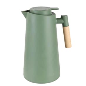 Garrafa Térmica Café Chá Água Vetrô Jada Cabo De Madeira