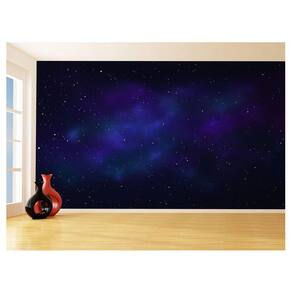 Papel De Parede 3D Espaço Estrelas Galáxia 3,5M Nsp120