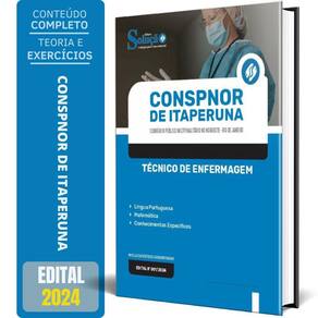 Apostila Conspnor De Itaperuna Rj 2024 - Técnico Enfermagem