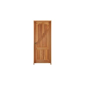 Kit Porta Pronta Sala Londres Tauari 210 X 82 Esquerdo Batente 14 Cm Fechadura Stilo Cromada Externa