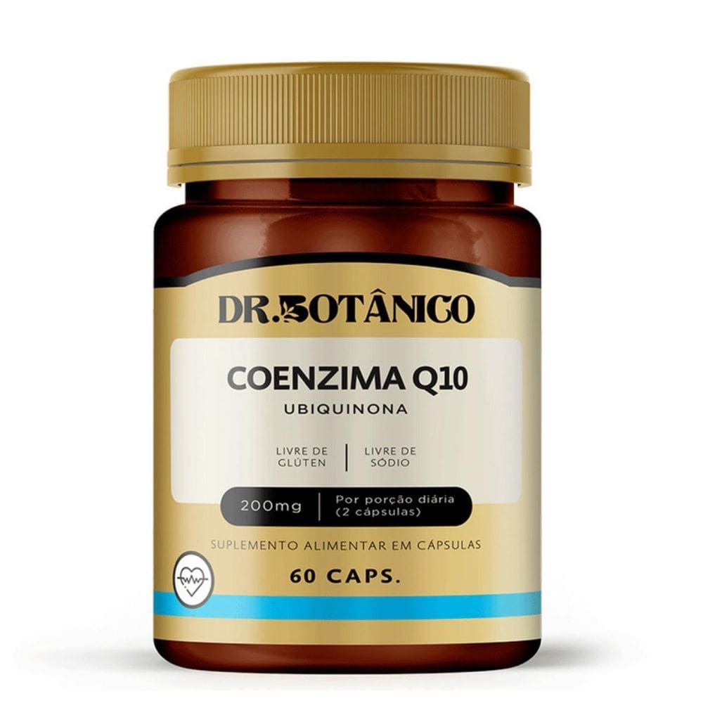 Coenzima Q10 Ubiquinona 200Mg 60 Capsulas Dr Botanico