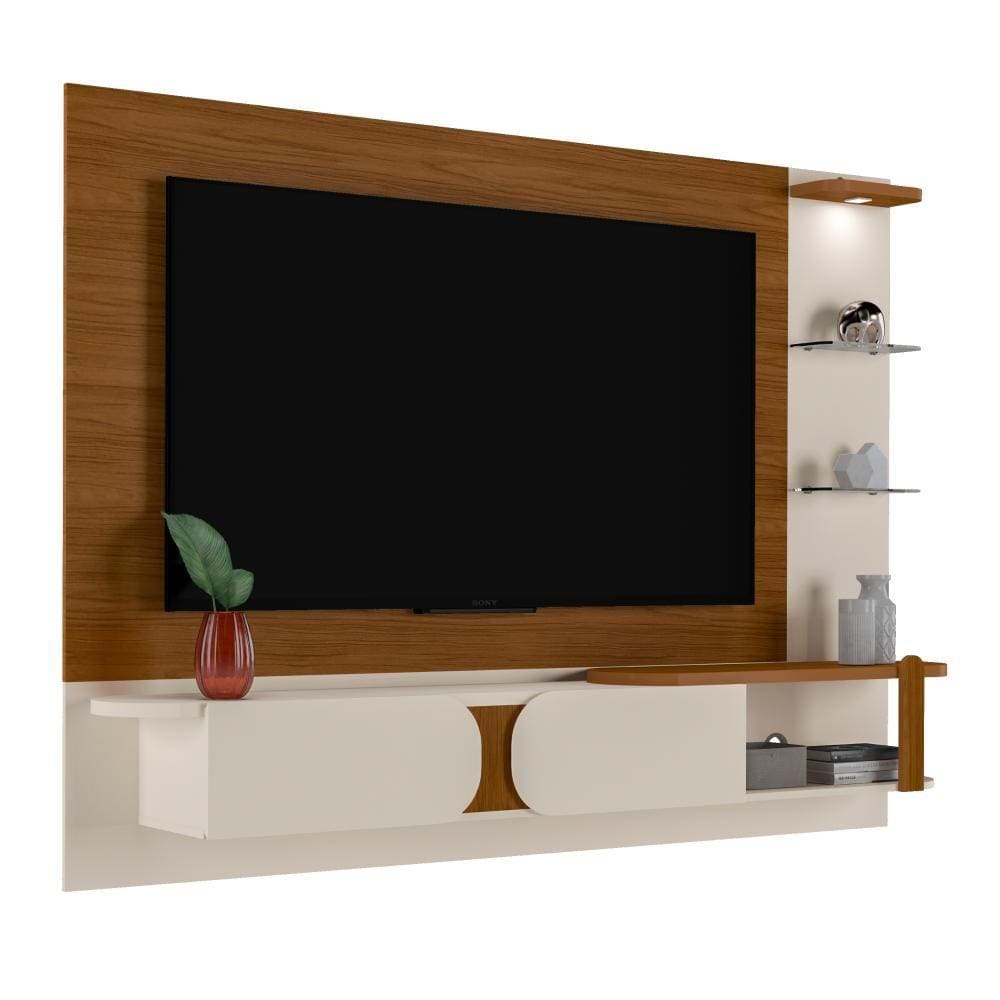 Painel Toronto Cedro/Off White Artely