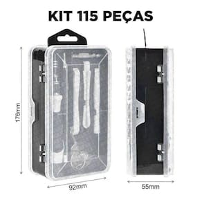 Kit Ferramentas Reparo Gerais Em Celular 90 Chaves