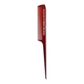 Pente Krest 5By Para Mechas Cabo Fino Profissional Vermelho