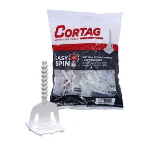 Nivelador Espaçador Easy Spin 1,0Mm Pacote 50Un 62592 Cortag