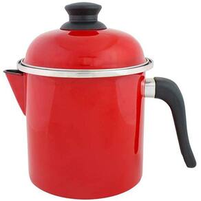 Leiteira Esmaltada 16 Vermelha 1800 ml Ewel