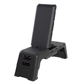 Banco Step Ajustável Academia Ahead Sports Preto Preto Único