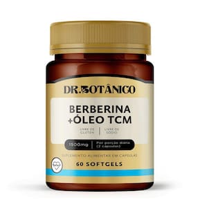 Berberina + Oleo Tcm 1500Mg 60 Capsulas Dr Botanico