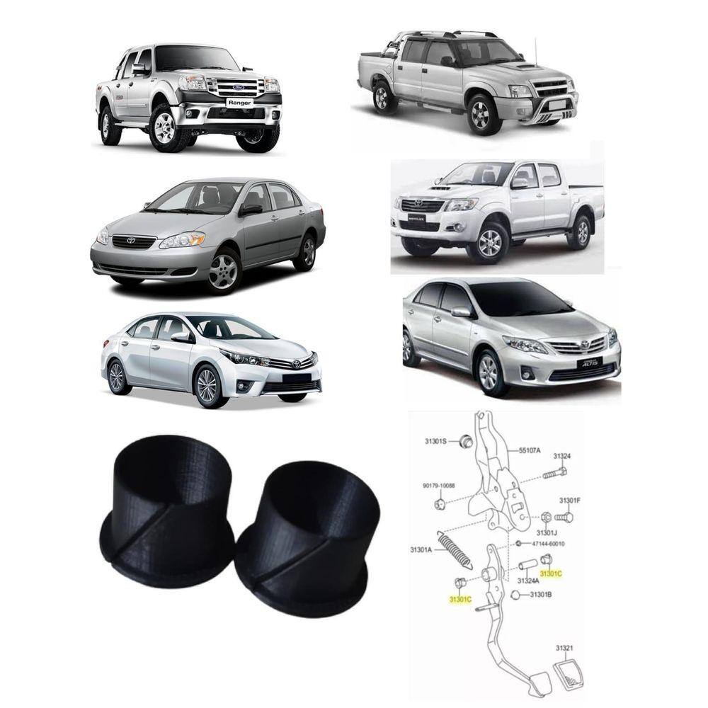 Pino Suporte Bucha Pedal Embreagem Luz Freio Corolla Hilux