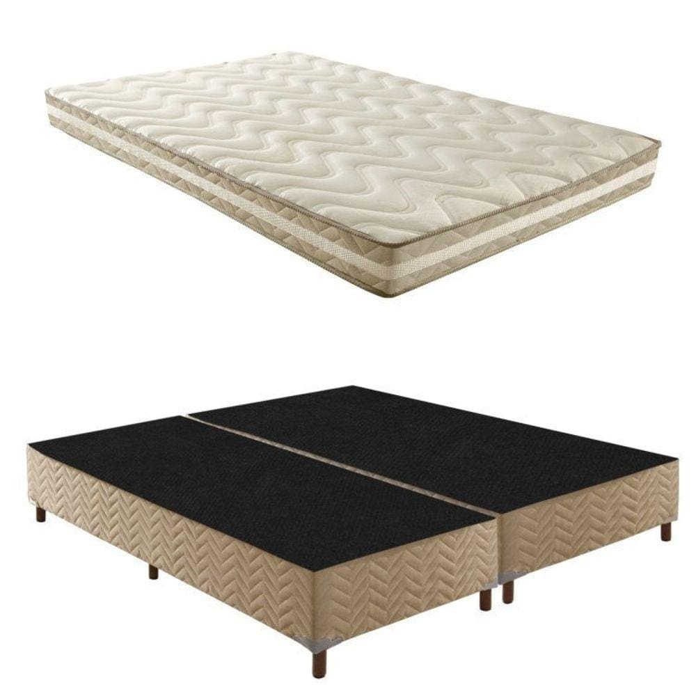 スモック　moca×ribbon  サイズ120 Box Queen Júlia 42x158x198cm com Colchão Queen | Casas Bahia