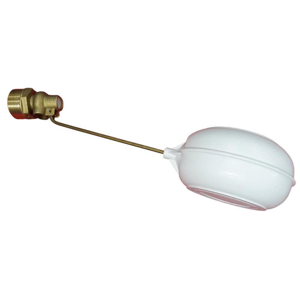 Torneira Boia 1.1/2 Caixa D Água Pressao Corpo Metal Balao