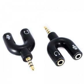 Adaptador P2 4C X 2J2 Estereo Niquel Adap0066 Preto Storm