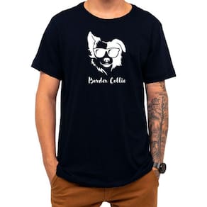 Camiseta Pet Border Collie Cachorro Cão Raça Presente Natal