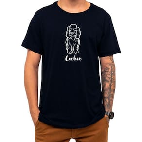 Camiseta Pet Cocker Spaniel Cachorro Cão Raça Presente Natal