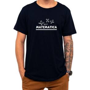 Camiseta Faculdade Matemática Curso Universidad 100% Algodão