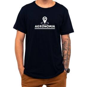 Camiseta Faculdade Agronomia Curso Universidade 100% Algodão