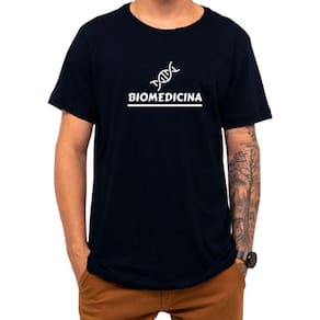 Camiseta Faculdade Biomedicina Universidade 100% Algodão